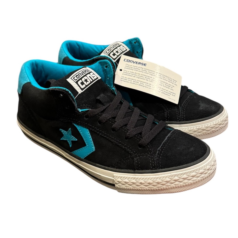 Converse Rune II Mid Black Blur Suede Unisex M7.5 W9 NWT